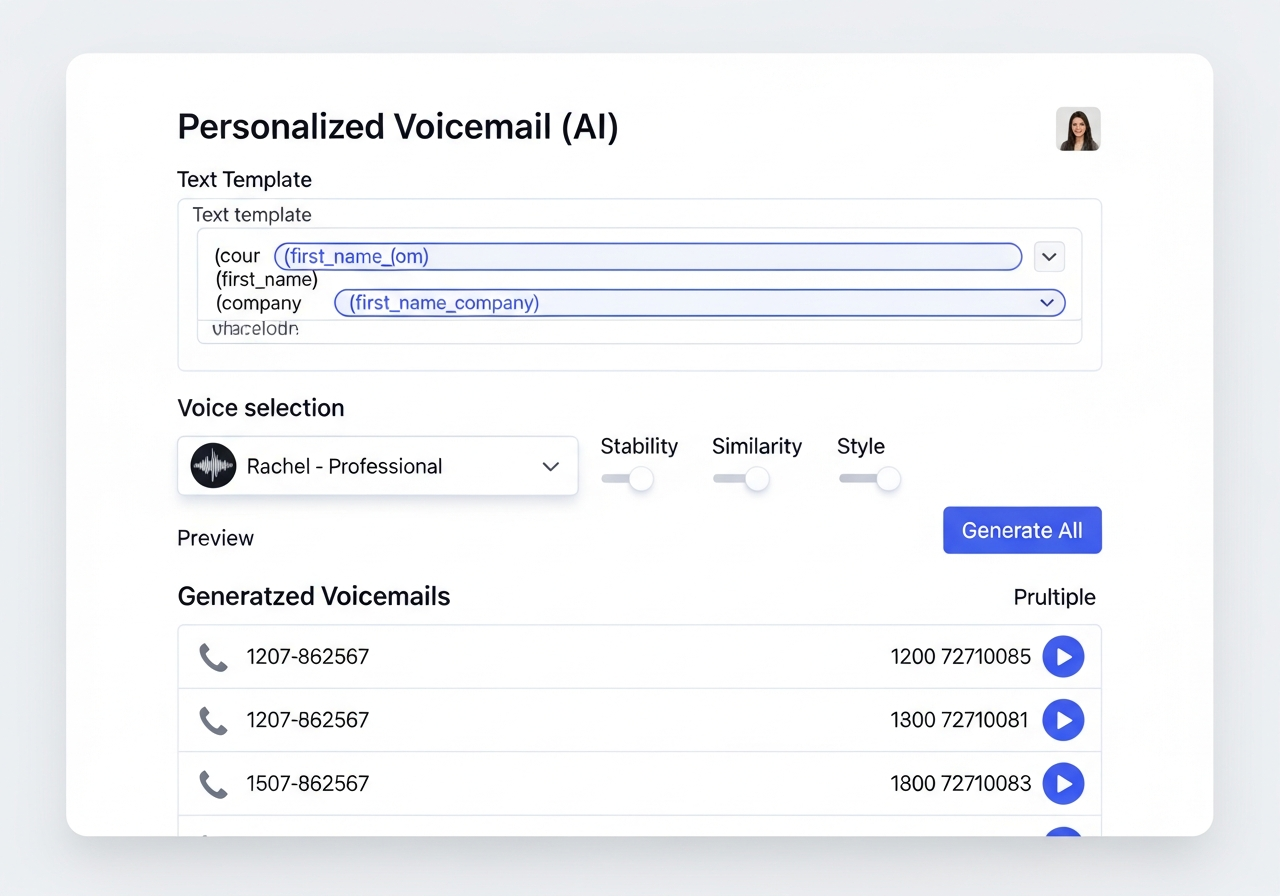 Personalized voicemail